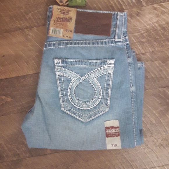 big star pioneer bootcut mens jeans
